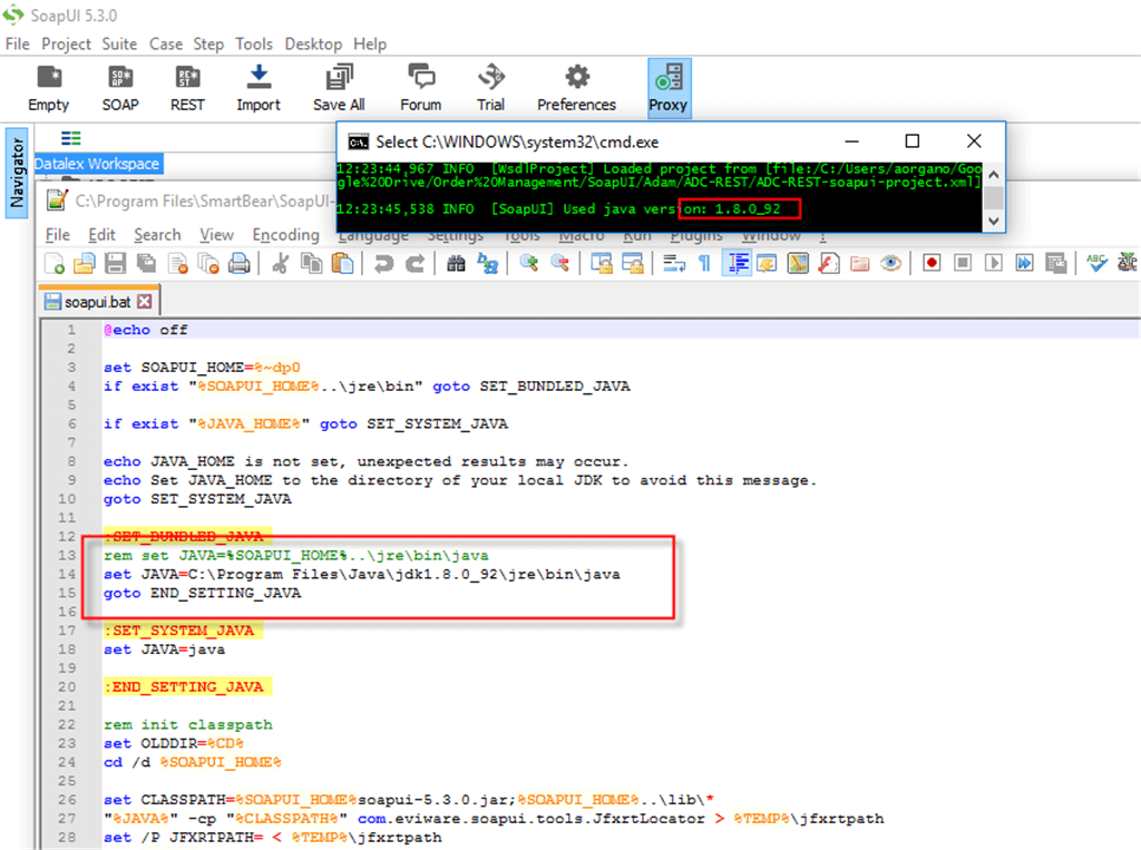 How To Configure JAVA Version In SoapUI Bug Thinking