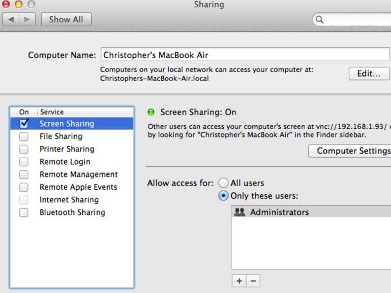 Remotely Access Internet Options For Mac