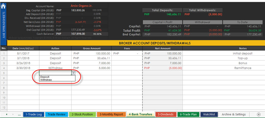 Pse Trading Journal Spreadsheet V8 1 What S New Why You Need It