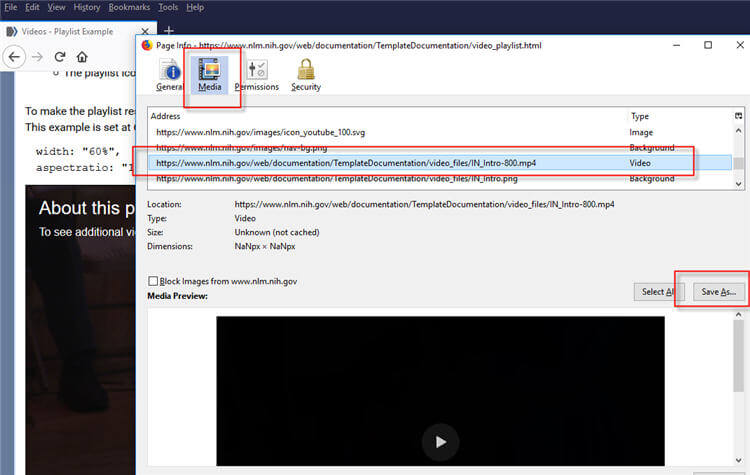 how to download jw player videos firefox