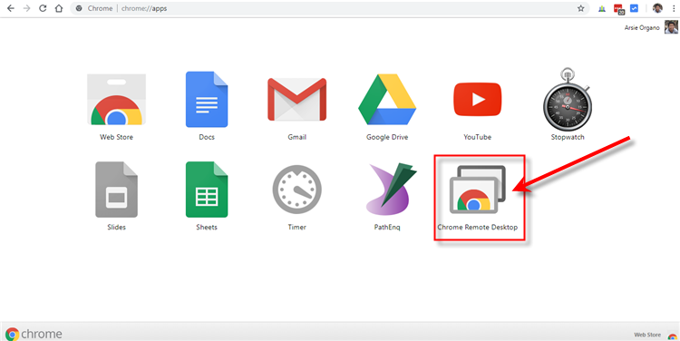 google chrome remote desktop install