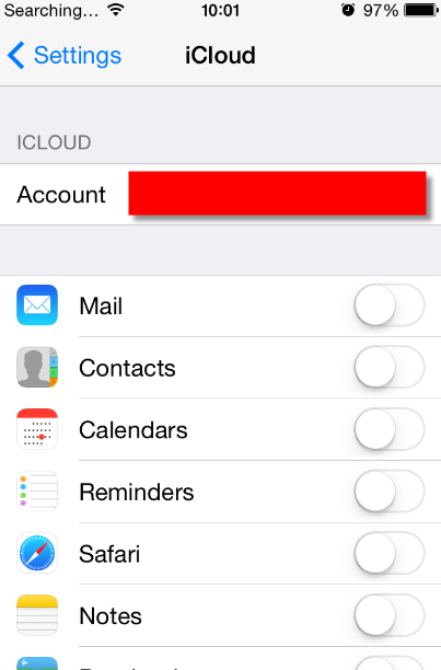 iPhone iCloud